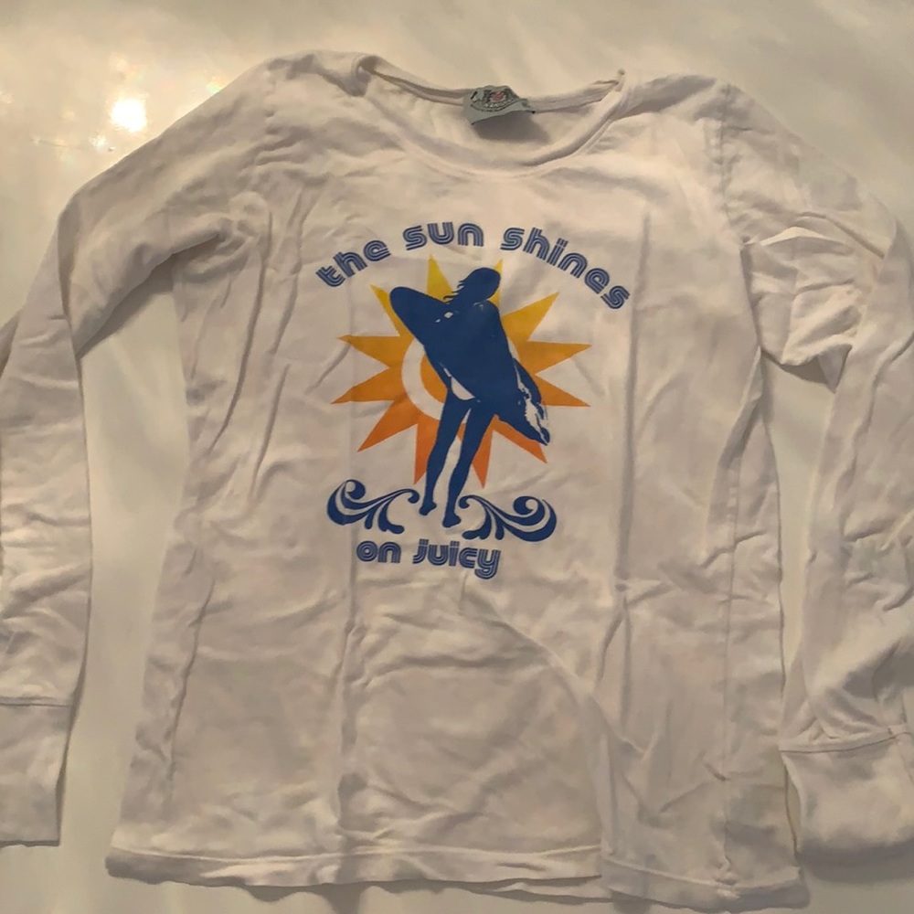 Long sleeve juicy couture T-shirt with graphic